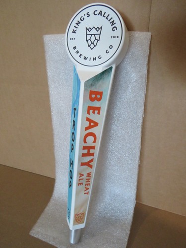 NUEVO MANGO DE GRIFO DE CERVEZA DE BARRIL KINGS CALLING BREWING CO TROP HOP PLAYA BLANCA ALE - Imagen 2 de 3