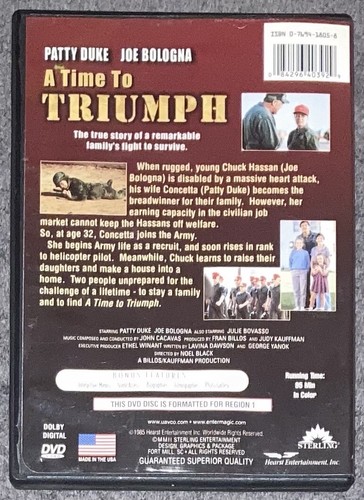 Time to Triumph DVD Patty Duke Joe Bologna Julie Bovasso Denise Mickelbury 1986 - Picture 2 of 3