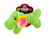 Hunde PlüSch Spielzeug Quietschender Hund Ca. 28Cm Stofftier GrüN Kuscheltier
