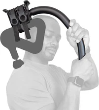 BackBadger Mini Massage Gun Holder for Hard to Reach Areas, Compact, Pain Relief