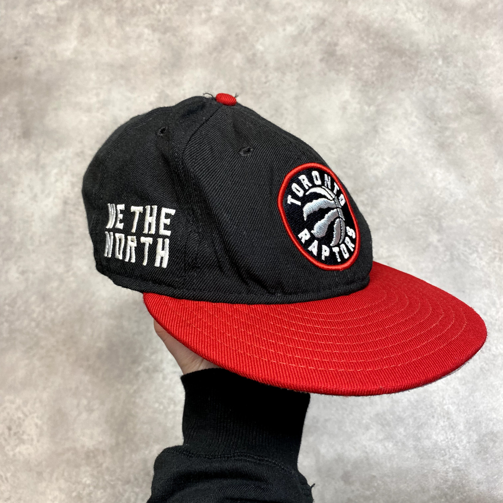 Toronto Raptors Snapback Hat Mens NBA Embroidered Adjustable Cap Black image 2