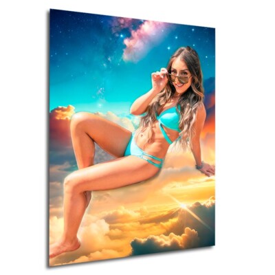 BRITT BAKER AEW Wrestling Model Diva Belles #2/7 ACEO Art Print Card by RoStar