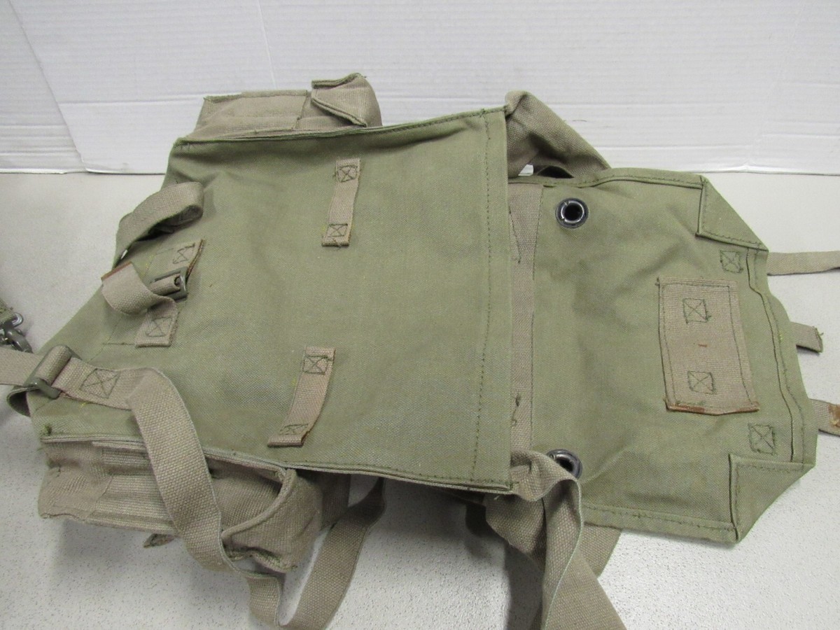 South African SADF Pattern 70 Rucksack Web Gear Kidney Pouches