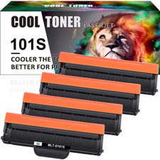 1-4PK Black MLT-D101S 101S Toner Cartridge For Samsung ML-2165W SCX-3405 SF-760