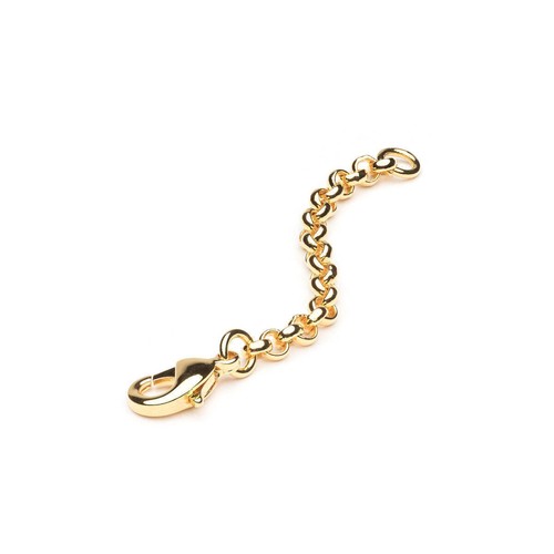 Gold Plated 2 inch Rolo Chain Necklace Extender - Picture 2 of 2