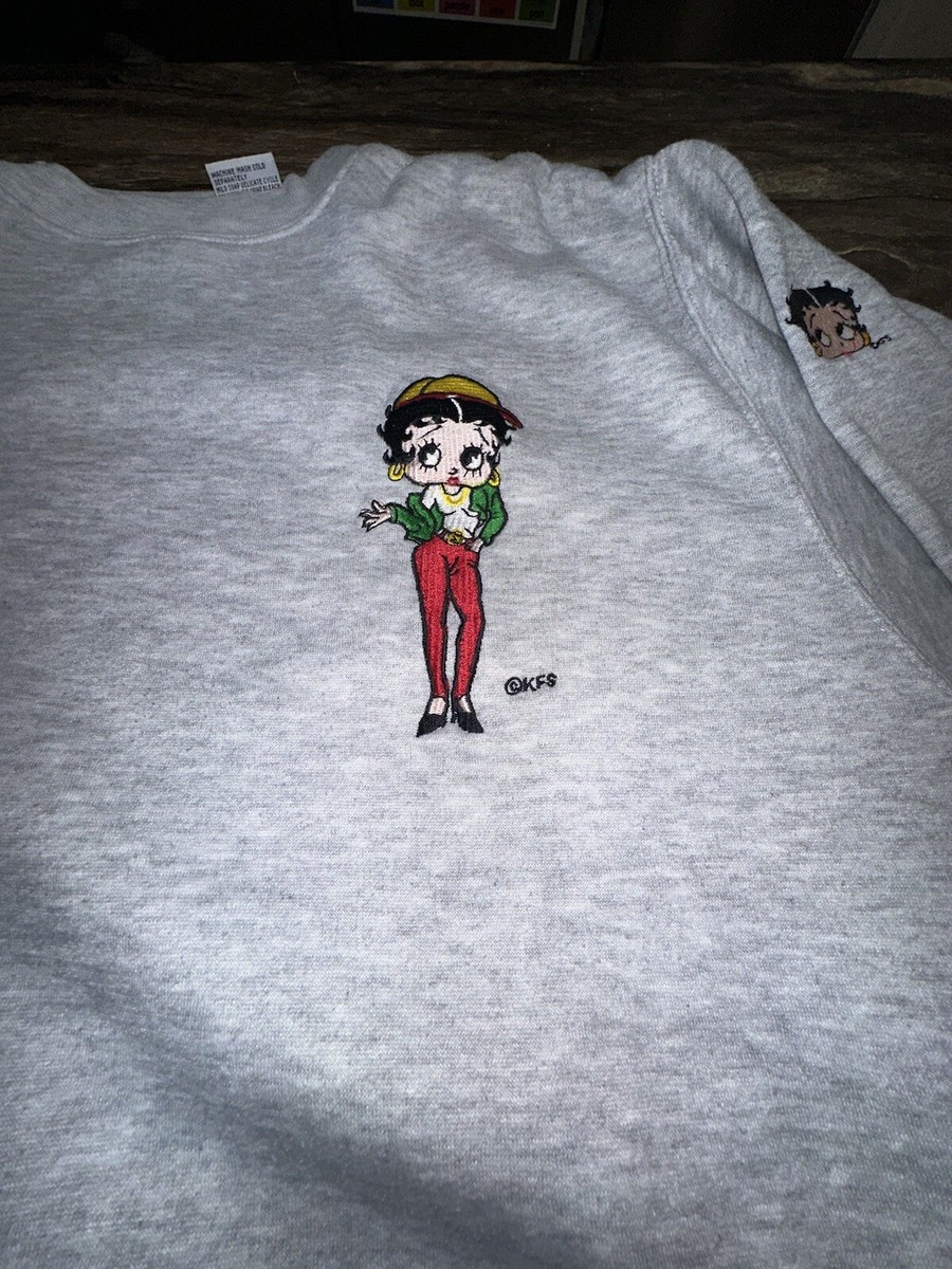 vintage betty boop crewneck sweatshirt L | eBay