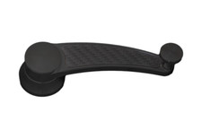 Billet Window Crank Handle Set Splined Gm Ford 1949 Carbon Fiber Black Pair