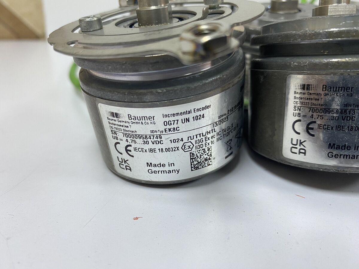 Baumer Incremental Encoder OG77 UN 1024 sew-Typ EK8C | eBay Baumer Incremental Encoder OG77 UN 1024 sew-Typ EK8C | eBay