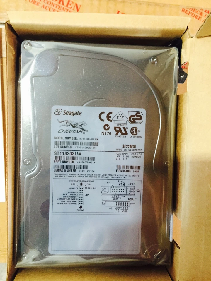 *New* Seagate Cheetah (ST118202LW) 18.2 GB,10000RPM, 3.5" Internal Hard Drive - Image 2 of 4