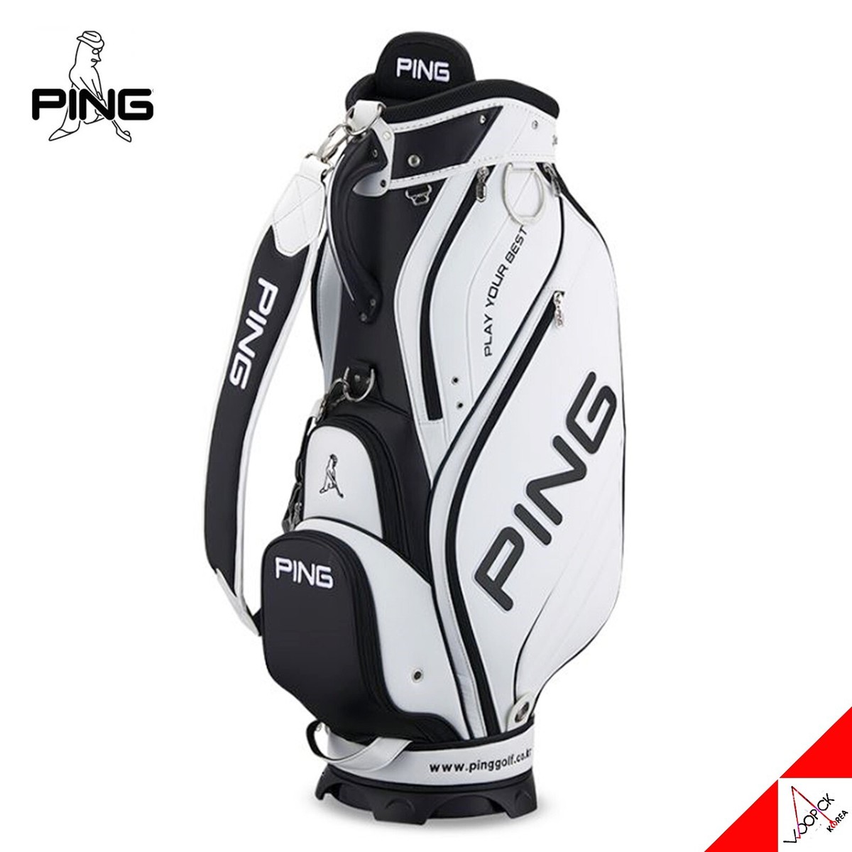 Ping 2023 SPORTY GW7 Men's Golf Caddie Cart Bag 9inch 5Way