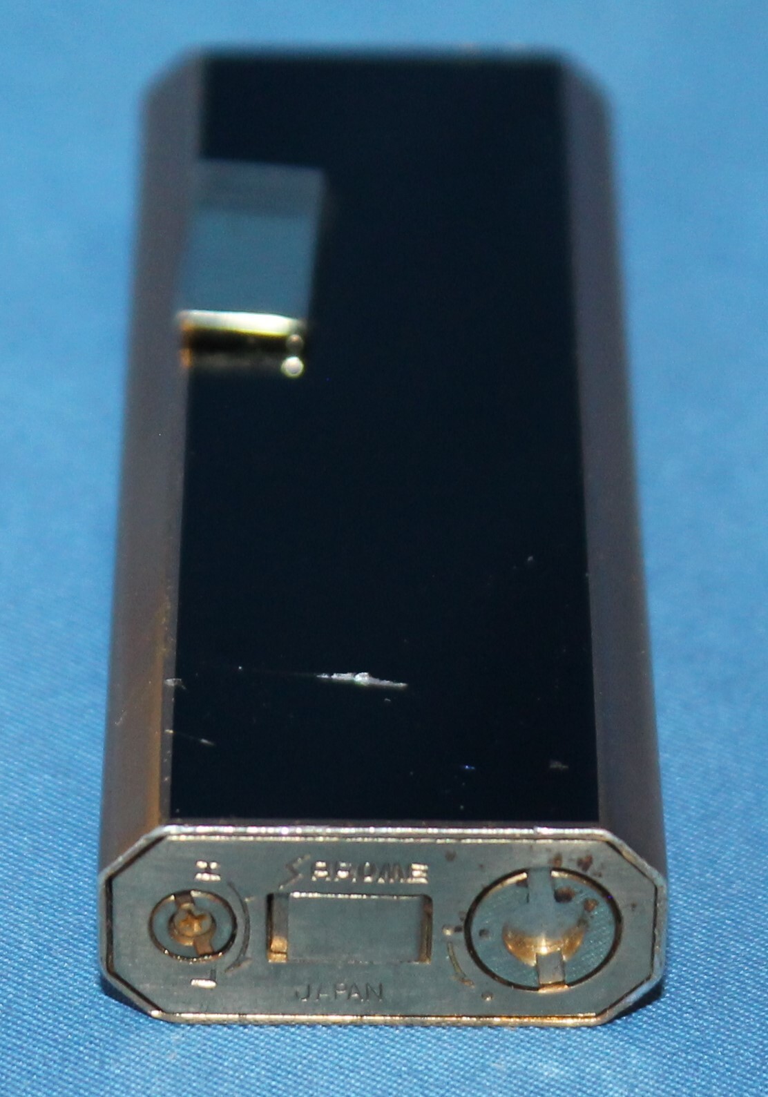 Vintage Sarome Butane Lighter Black/Gold
