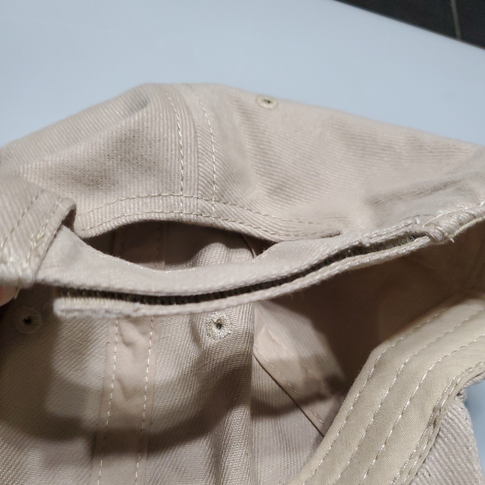 Tan Ball Cap Hat "You can't drink all day if you don't start in the morning." 