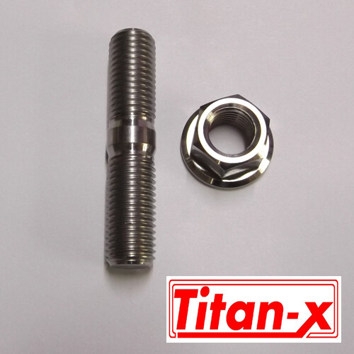 M10x1.25 Titanium Exhaust Stud And Nut x1 eBay
