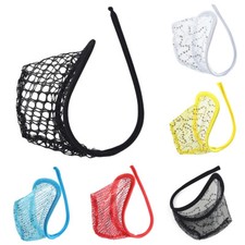 Men's C-string Bulge Pouch C-Back Thongs Briefs Lace Lingerie Underwear Bikinis  
