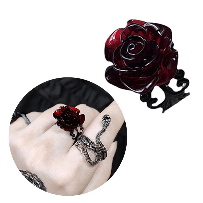 Creative metal 2024 rose flower necklace
