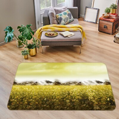 3D Garden Mountain NAO4591 Game Rug Mat Elegant Photo Carpet Mat Fay