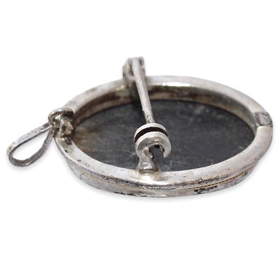 Broche Ancienne En Argent Avec Marcassites Et Nacre - Bijou Vintage Brooch - Occasion