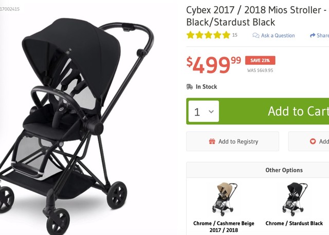 cybex balios rain cover