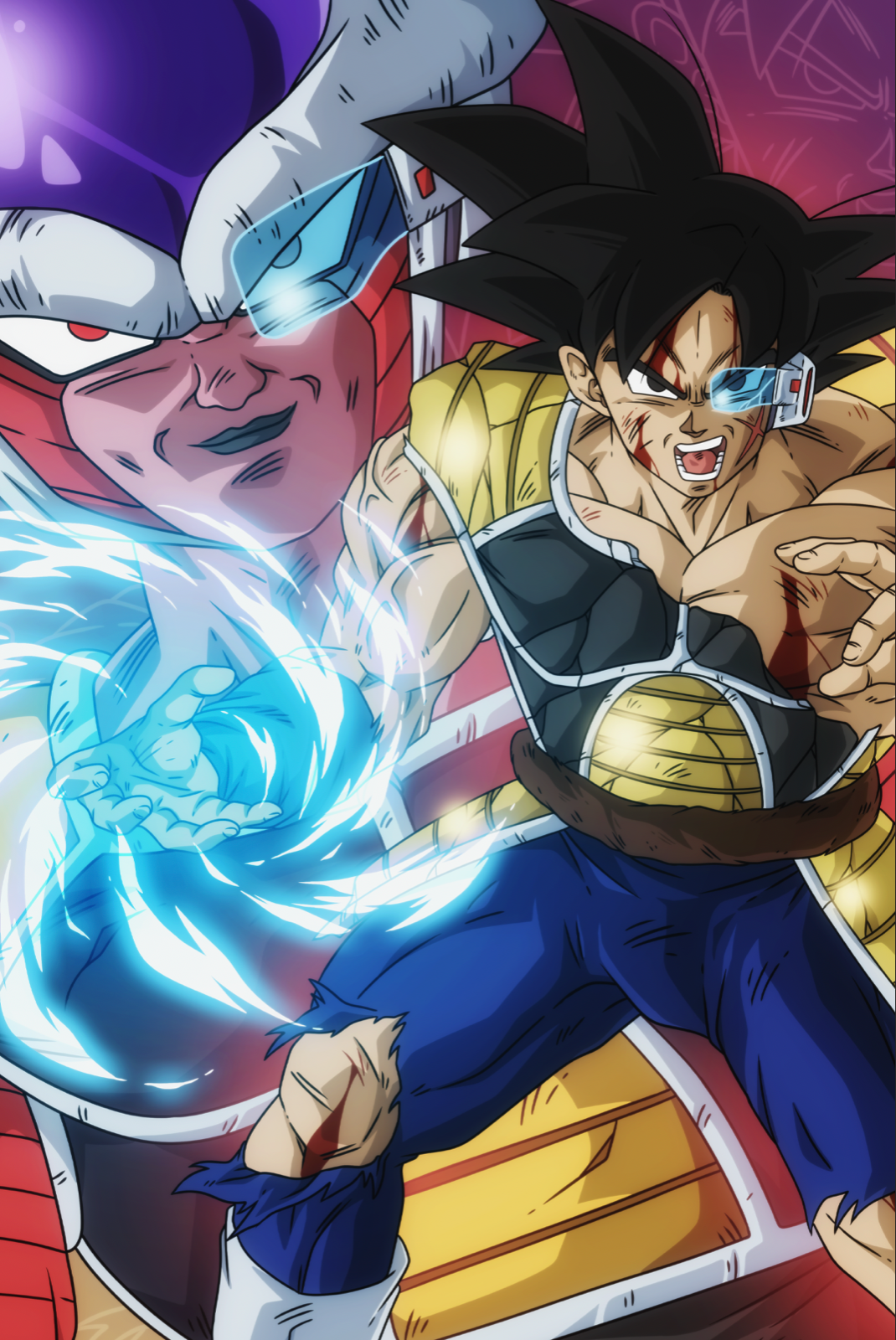 Dragon Ball Z/Super Poster Freeza Goku Vegeta Bardock King Vegeta