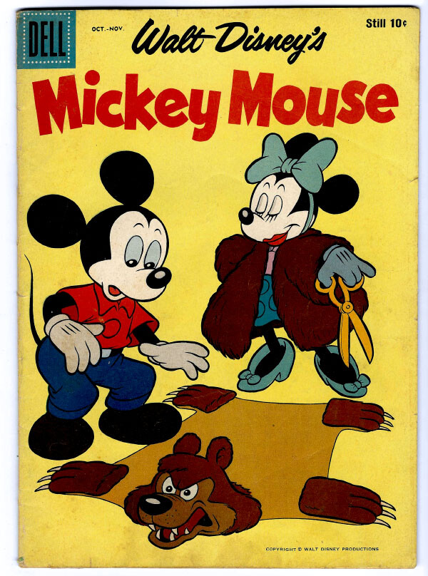 Walt Disney's comic DELL comic 海外 漫画 レトロ WALT DISNEY MICKEY MOUSE DELL COMIC #248 VINTAGE 1949 FINE