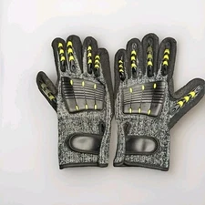 12 Pair Impact And Cut Resistant Work Gloves Stalwart Safety XL Size 10 New 