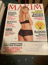 MAXIM  2013 Jan/Feb KATRINA BOWDEN Many other lovelies, Great pix! Much More!