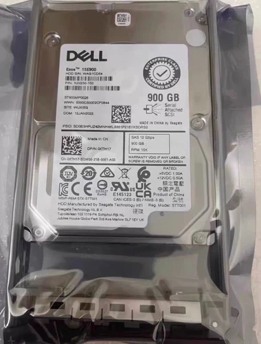 For DELL XTH17 0XTH17 15K 900GB 2.5" SAS 12Gbps HDD v6 ST900MP0026 - Afbeelding 1 van 4