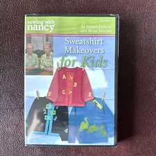 Sewing with Nancy DVD Sweatshirt Makeovers for Kids w/Nancy Zieman & Mary Mulari