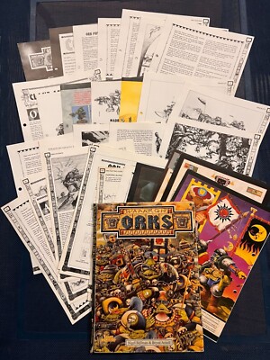 WAAARGH THE ORKS!   1990 Original Warhammer Rulebook   OOP Games Workshop