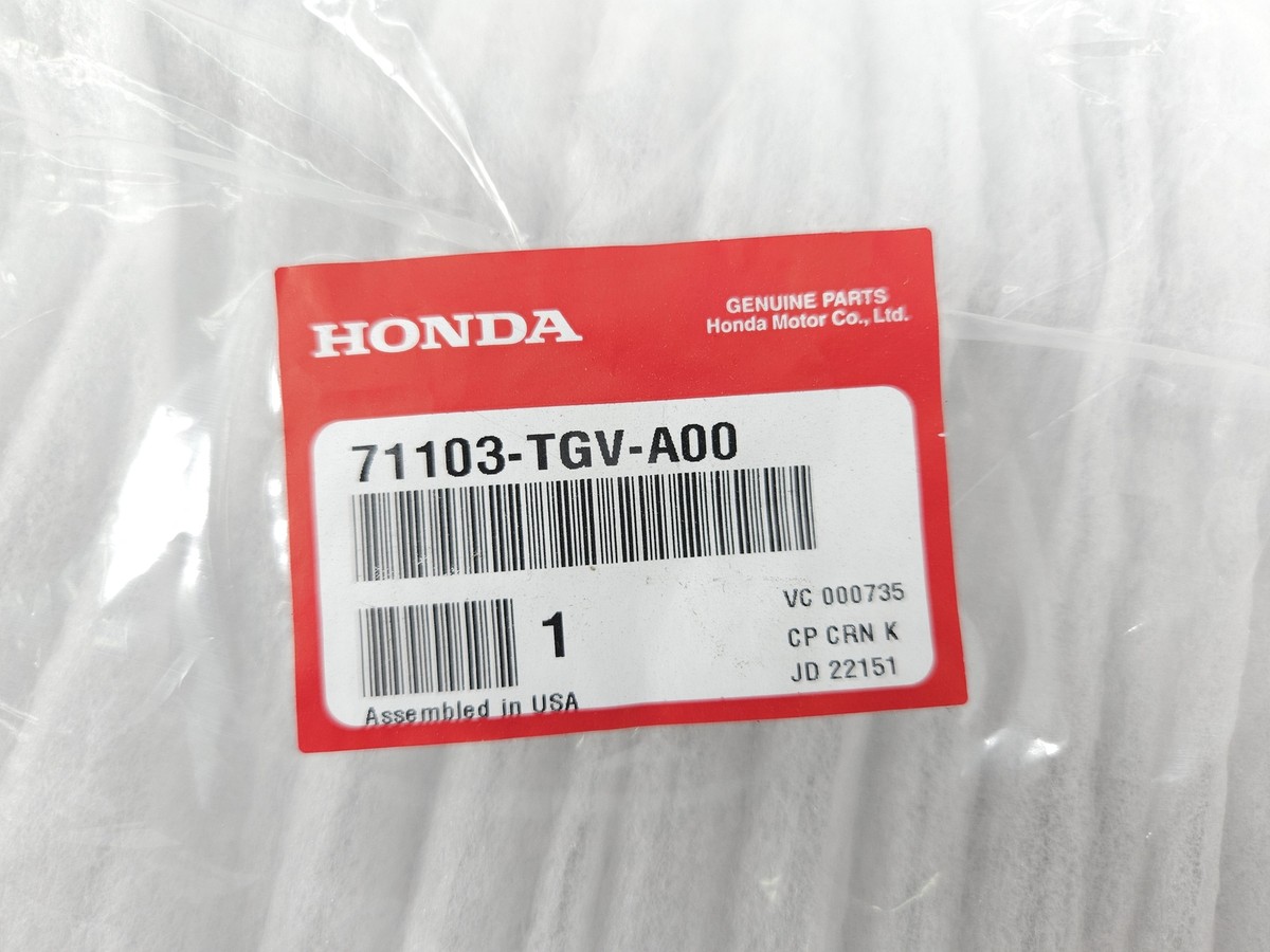 Genuine OEM Honda Acura 71103-TGV-A00 Front Bumper Grill Mesh 2021