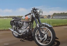 BSA Gold Star Classic British Motorbike Metal Wall Art 3 Sizes To Choose From