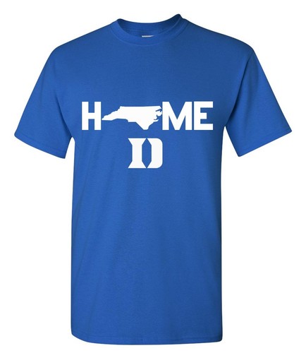 Duke University Blue Devils Home T-Shirt New basketball football