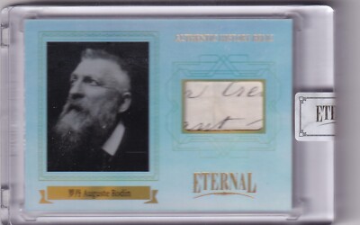 2024 Eternal Cuts World Celebrities Auguste Rodin History