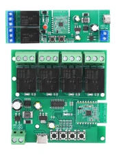 Ewelink AC DC7-32V 2/3/4CH Intelligent Bluetooth WIFI Relay Switch Module Type-C