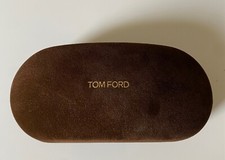 TOM FORD Brown Suede Velvet Sunglasses Reading Glasses Hard Case Shell  Cloth