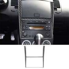Cubierta de embellecedor de marco de consola central interior de fibra de carbono para Nissan 350Z 2003-2005