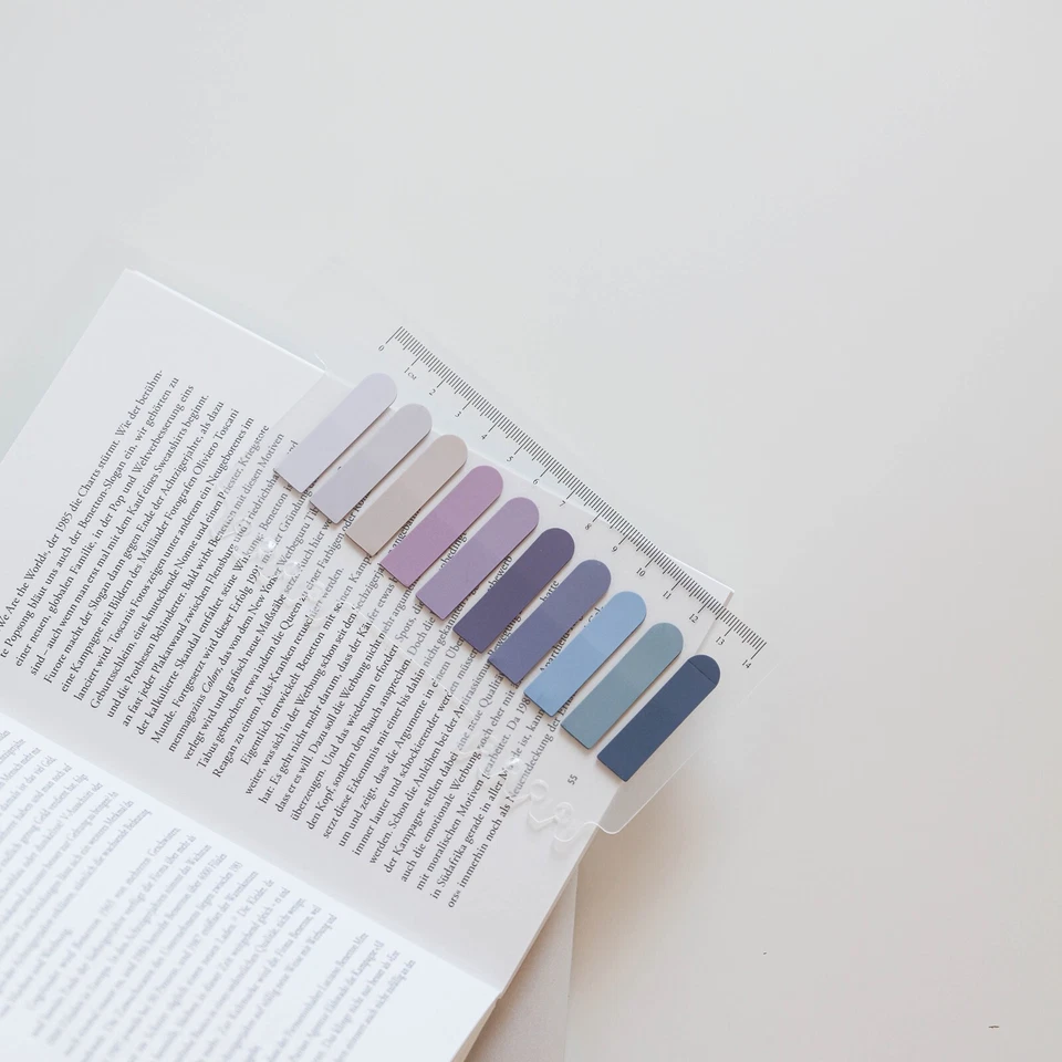 Haftstreifen Tabs Sticky Notes Selbstklebend Pastell Haftnotizen Klebezettel - Bild 2 von 4