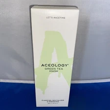 {M6} Aceology Green Tea Mask 2.19 fl oz 65 ml MSRP $69  New in Box sealed