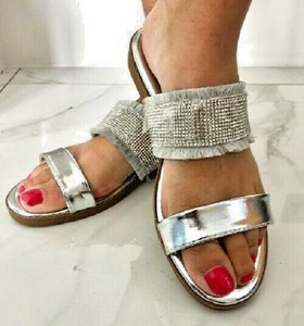 silver shoes size 3
