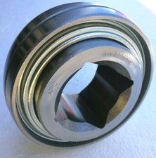 Premium GW211PPB17 AG Disc Harrow Bearing 1-1/2" Square Bore Triple Lip Seals