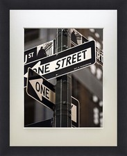 The Display Guys   Wooden Collage Picture Frame   Tempered Glass with Mat   Wall