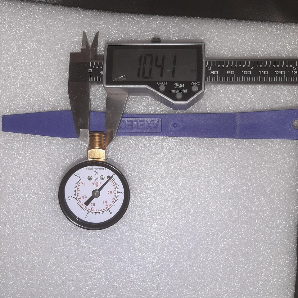 Manómetro manómetro palanca resorte Zacconi Riviera Foto 3 de 3