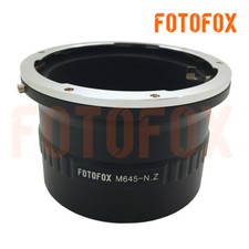 Mamiya 645 M645 lens to Nikon Z mount full frame mirrorless camera adapter Z7