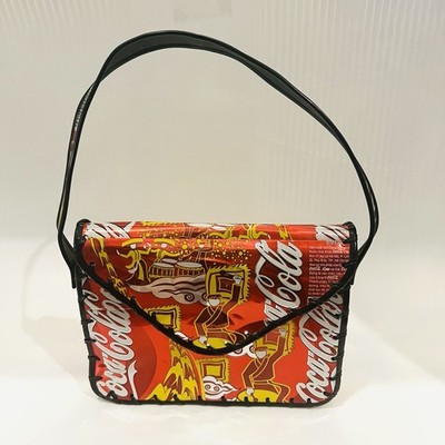 Handmade Coca Cola Vietnam Can Purse Recycled Pop Tab Soda Can Bag Up Cycled
