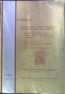 In Honor of Most Reverend Edwin V.O'Hara, D.D. Archbishop-Bishop of Kansas City.