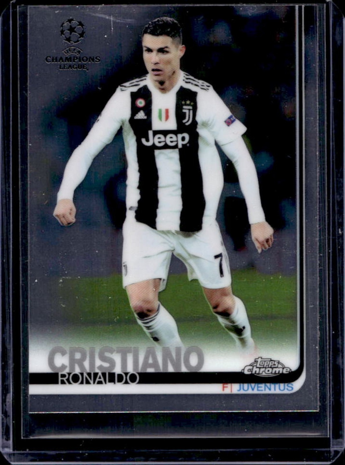 2018 Topps Chrome UEFA Cristiano Ronaldo #100 Juventus