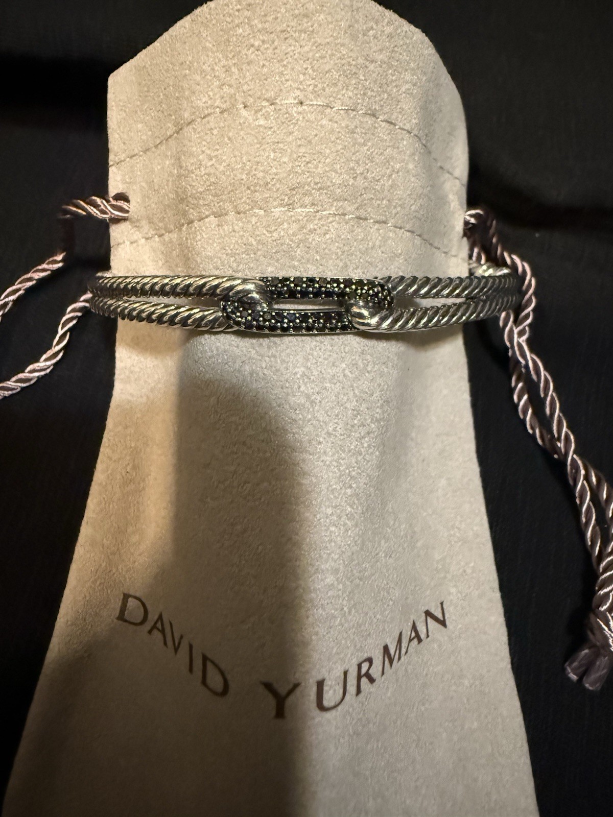 David Yurman Labyrinth Mini Loop Bracelet Black D… - image 2