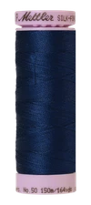 Night Blue 0823 | Silk-Finish Cotton 50wt - #9105 (150M / 164Y Spool) | Mettler