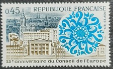 1792 " 25e anniv Conseil de l'Europe" 1974 luxe ** MNH