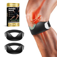 Patellar Tendon Support Strap - 2 Pcs Adjustable Non-Slip Silicone